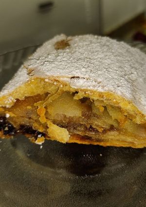 Una foto de Strudel de pera
