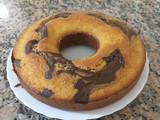 Budín marmolado