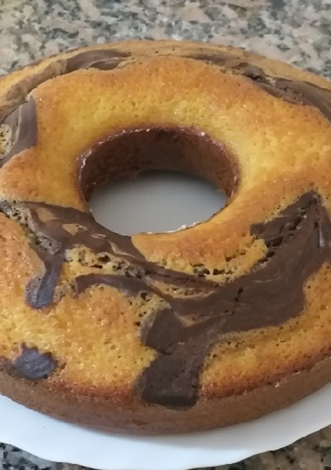 Una foto de Budín marmolado