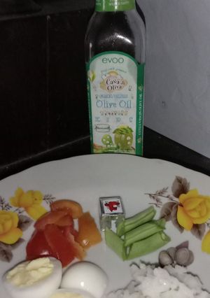 Foto resep MPASI 6m Bubur Telur Tomat Buncis