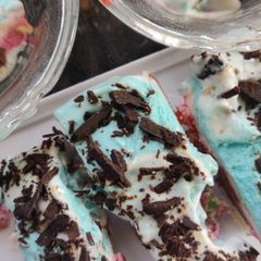 A picture of Colourful icecream.