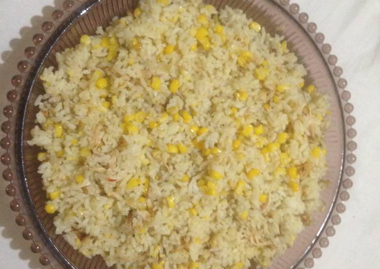 Resep Nasi goreng jagung manis simple Anti Gagal