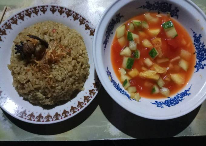 Anti Ribet, Membuat Nasi kabuli sapi gurih porsi sedang Simpel