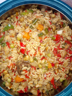 A picture of Simple Jallop Rice & Beans.