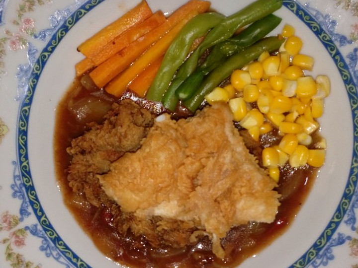 Resep Chicken Steak Teriyaki Sauce with Ndledeh Vegetable Ala KaChef yang Menggugah Selera