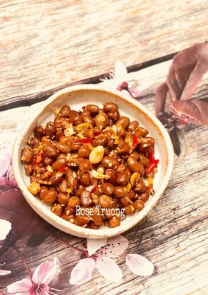 Hình của món Đậu Phộng Rang Bơ Tỏi Ớt.