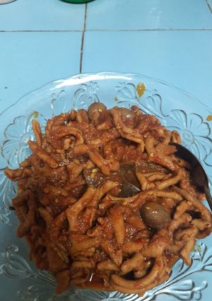 Foto resep Usus ayam sambel klenger
