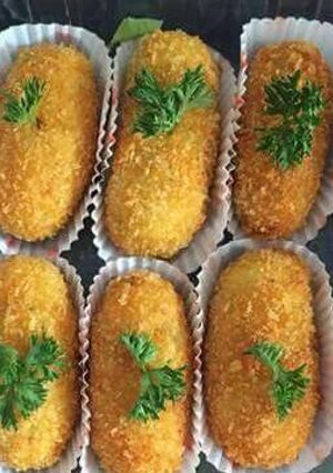 Foto resep Kentang goreng isi keju cheddar