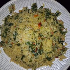 Jollof rice A picture of Jollof rice.
