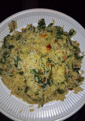 A picture of Jollof rice.
