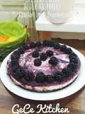 Cheesecake with black Raspberry"Kaastart met Brambeesen"