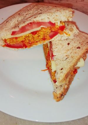 Una foto de Hamburguesas de zanahoria