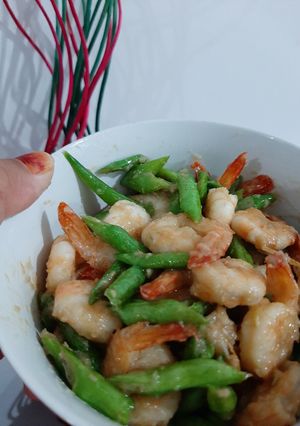 Foto resep Tumis Udang Buncis