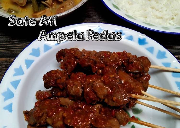 377.Sate Ati Ampela Pedas