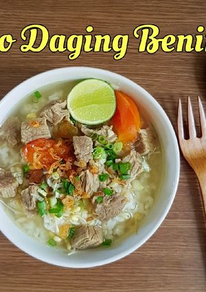 Foto resep Soto Daging Bening Khas Solo