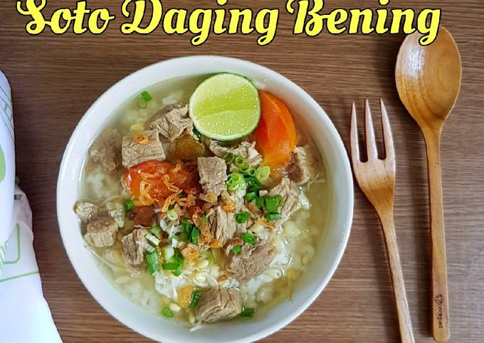 Soto Daging Bening Khas Solo