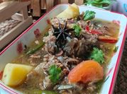 Gambar sup tulang daging