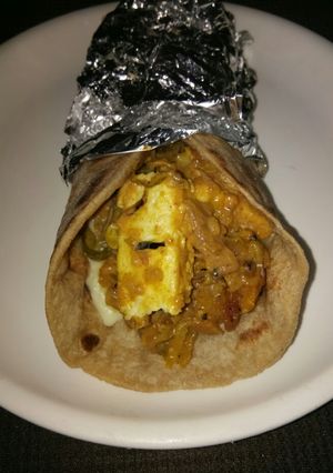 A picture of Paneer veg franky.