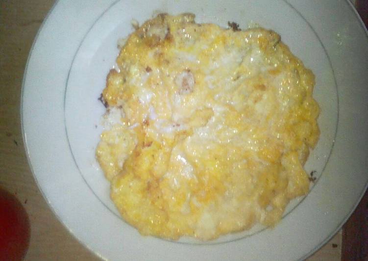 Recipe of Perfect Flied egg with milk cream