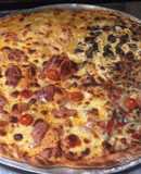 Pizza mixta a la pinochet