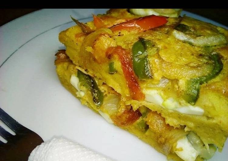 Recipe of Speedy Mashed potato omelet