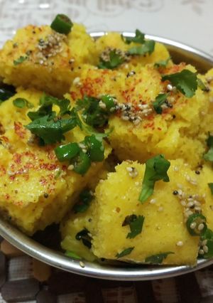 A picture of Instant Dhokla.