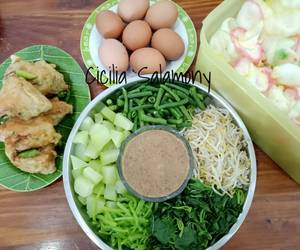 Resep mudah Pecel Sayur sederhana Nikmat Lezat