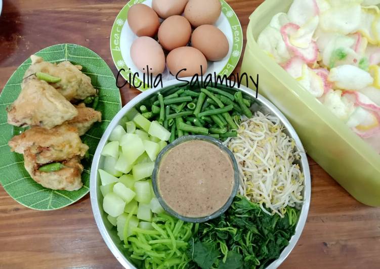 Pecel Sayur sederhana