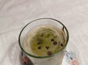Foto di Frullato di banana e thè matcha