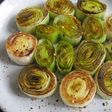 Pan-fried Leek with Sesame Oil