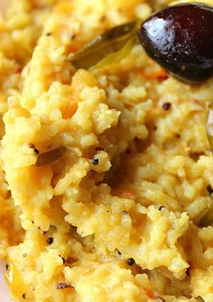 A picture of Arisim Paruppu Sadham - Coimbatore Style (Masala Daal Rice).