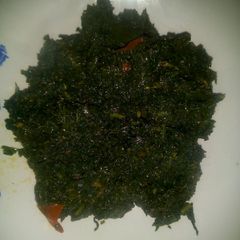 A picture of Kienyeji vegetables #my mum's recipe.