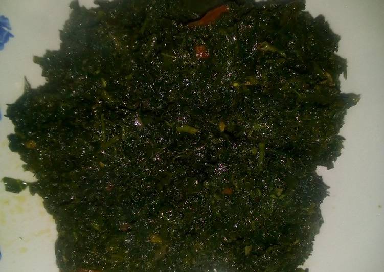 Steps to Prepare Super Quick Homemade Kienyeji vegetables #my mum&#39;s recipe