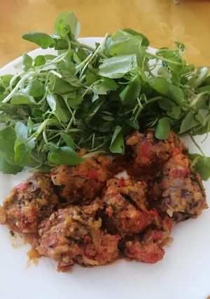 Una foto de Albóndigas de porotos rojos