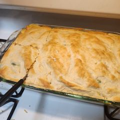 A picture of Chicken Pot Pie from Leftovers (Whole chicken) CUSTOMIZABLE: 6/19/2023 - Done!.