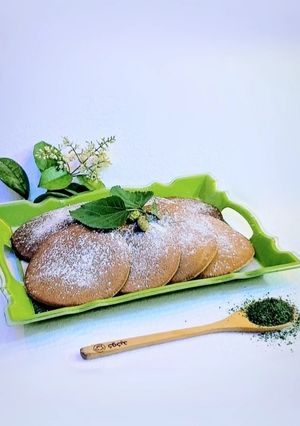 عکسی از دستور پنکیک با پودر برگ توت