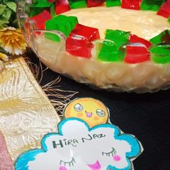 Cake With Banana Custard Delight ! A picture of Cake With Banana Custard Delight !.