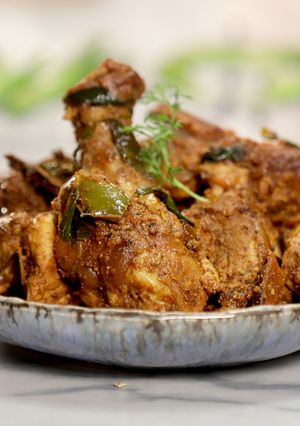 A picture of Kerela Chilli Chicken.