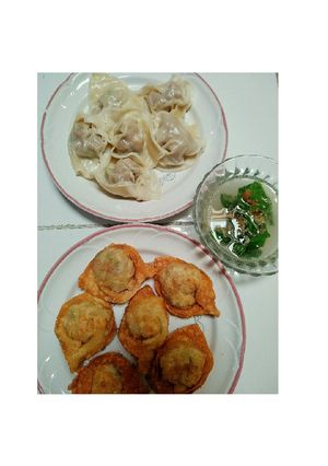 Foto resep Pangsit babi rebus dan goreng