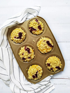 Foto resep Blueberry Crumble Muffin