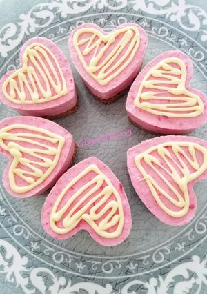 A picture of Individual Raspberry-Pistachio Bavarois.