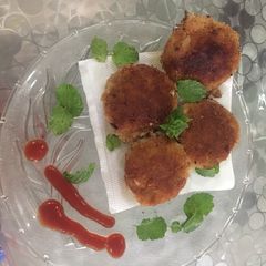 A picture of Poha tikki.
