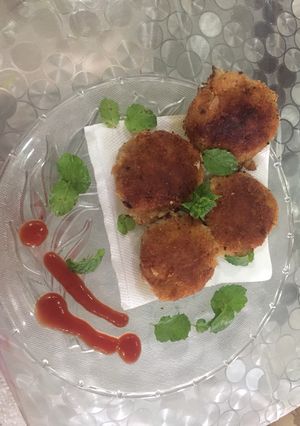 A picture of Poha tikki.