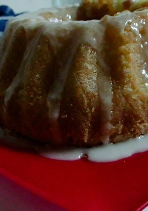 Una foto de Budín de Lima limón
