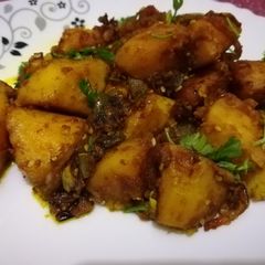 A picture of Oven roasted sweet potatoes.