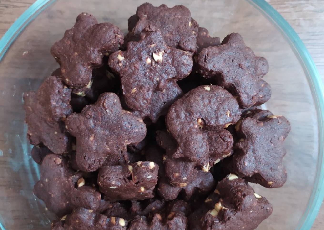 Kukis coklat kacang gf