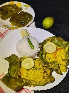 গন্ধরাজ ভেটকি পাতুরি (Gondhoraj Bhetki Paturi recipe in bengali) রেসিপির প্রধান ছবি