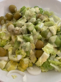 Una foto de Ensalada de kiwi con vinagreta