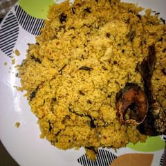 A picture of Jollof couscous.