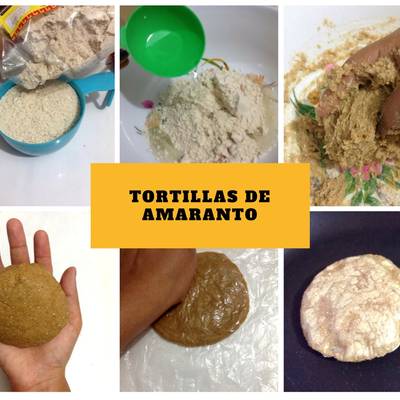 Tortillas de Amaranto Receta de Nutrilauhau- Recetas Saludables- Cookpad